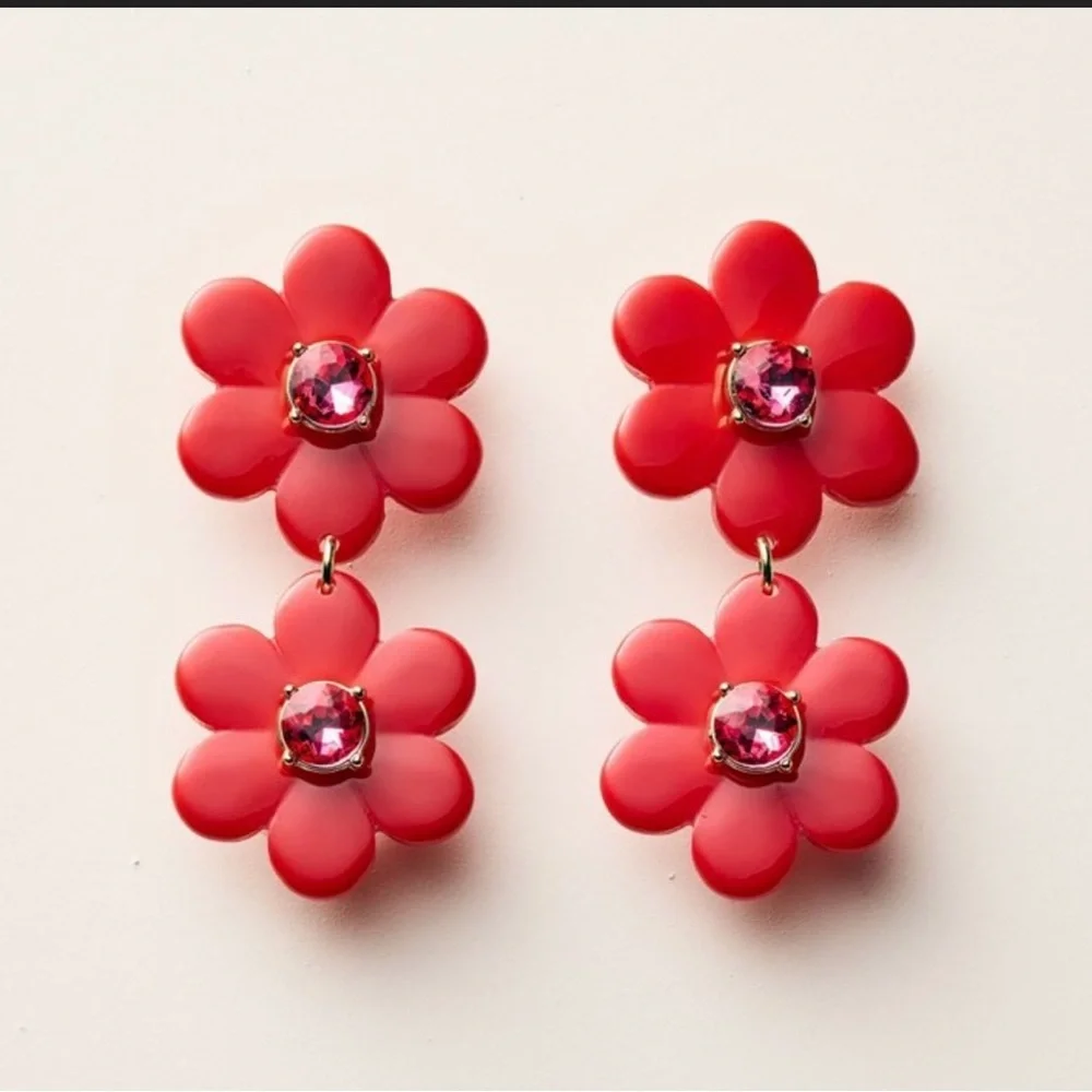 Kate Spade X Target Floral Linear Earrings New